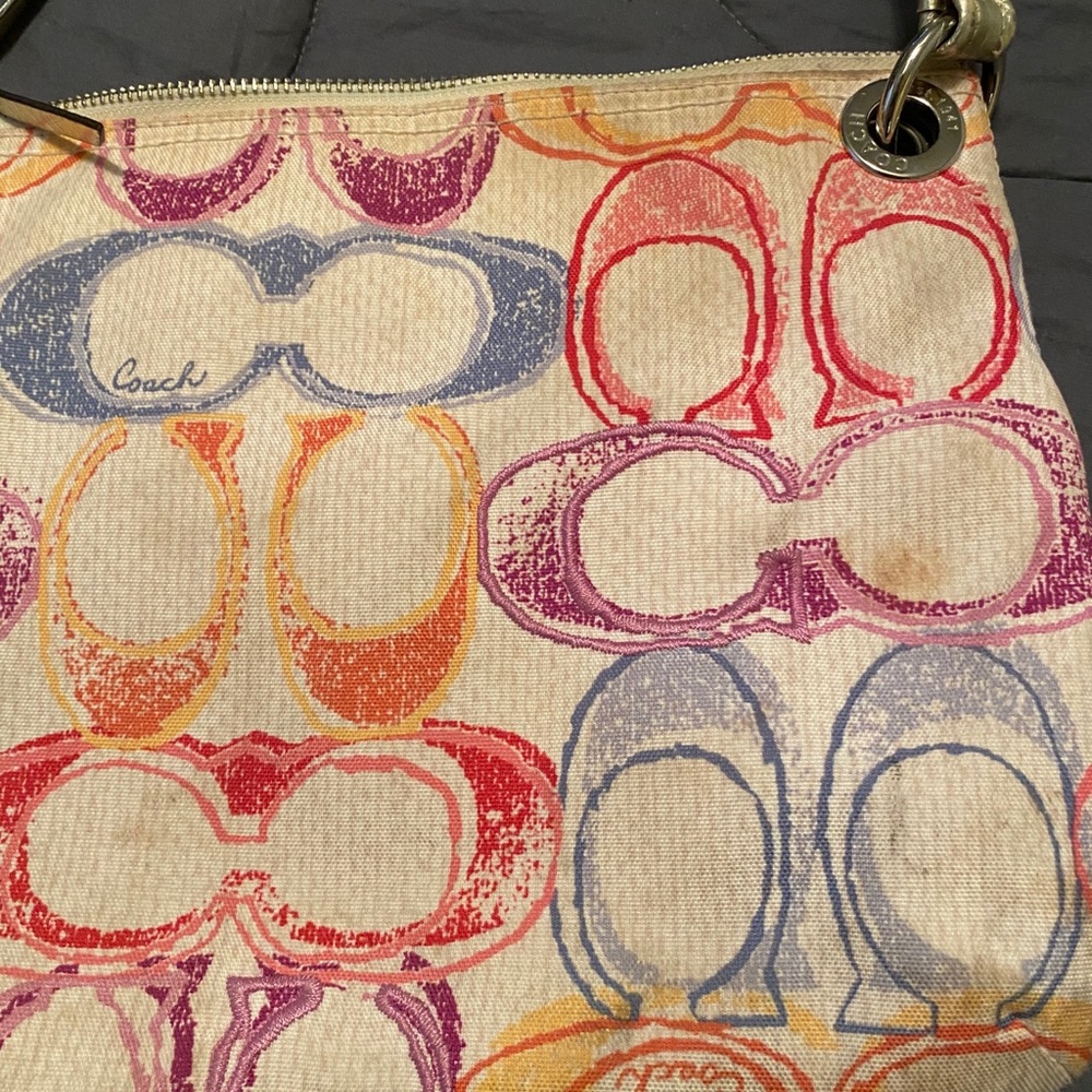 Colorful Coach Purse - Picture 9 of 9